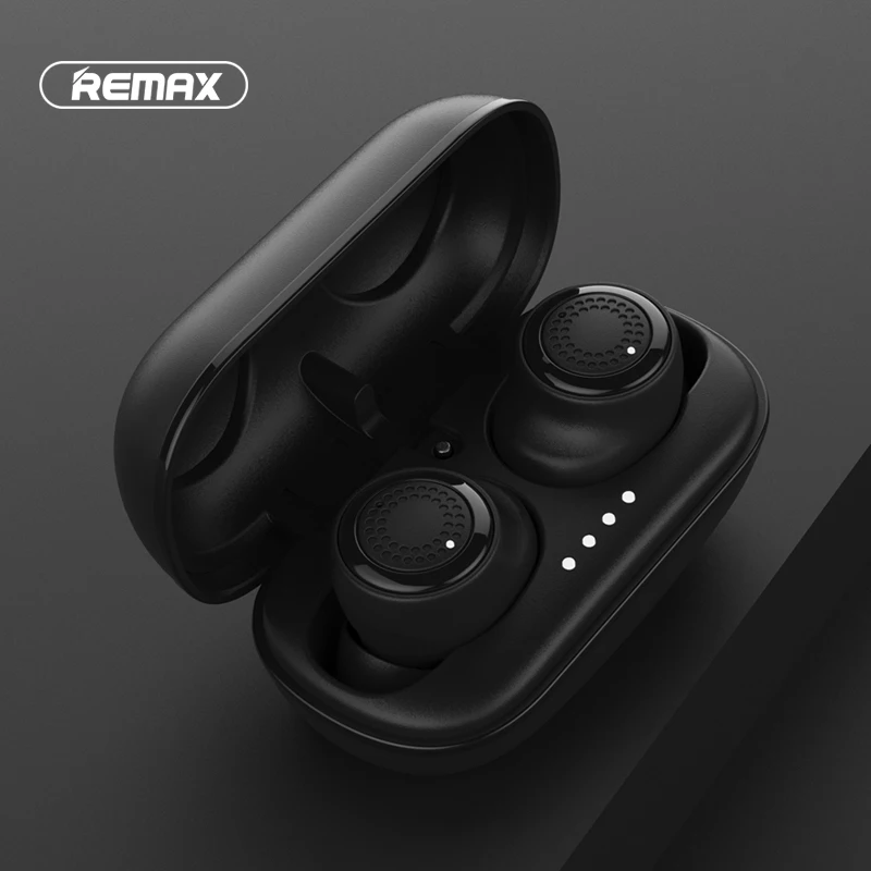 Remax TWS-2 Беспроводная гарнитура Bluetooth наушники Близнецы с зарядной коробкой лучше