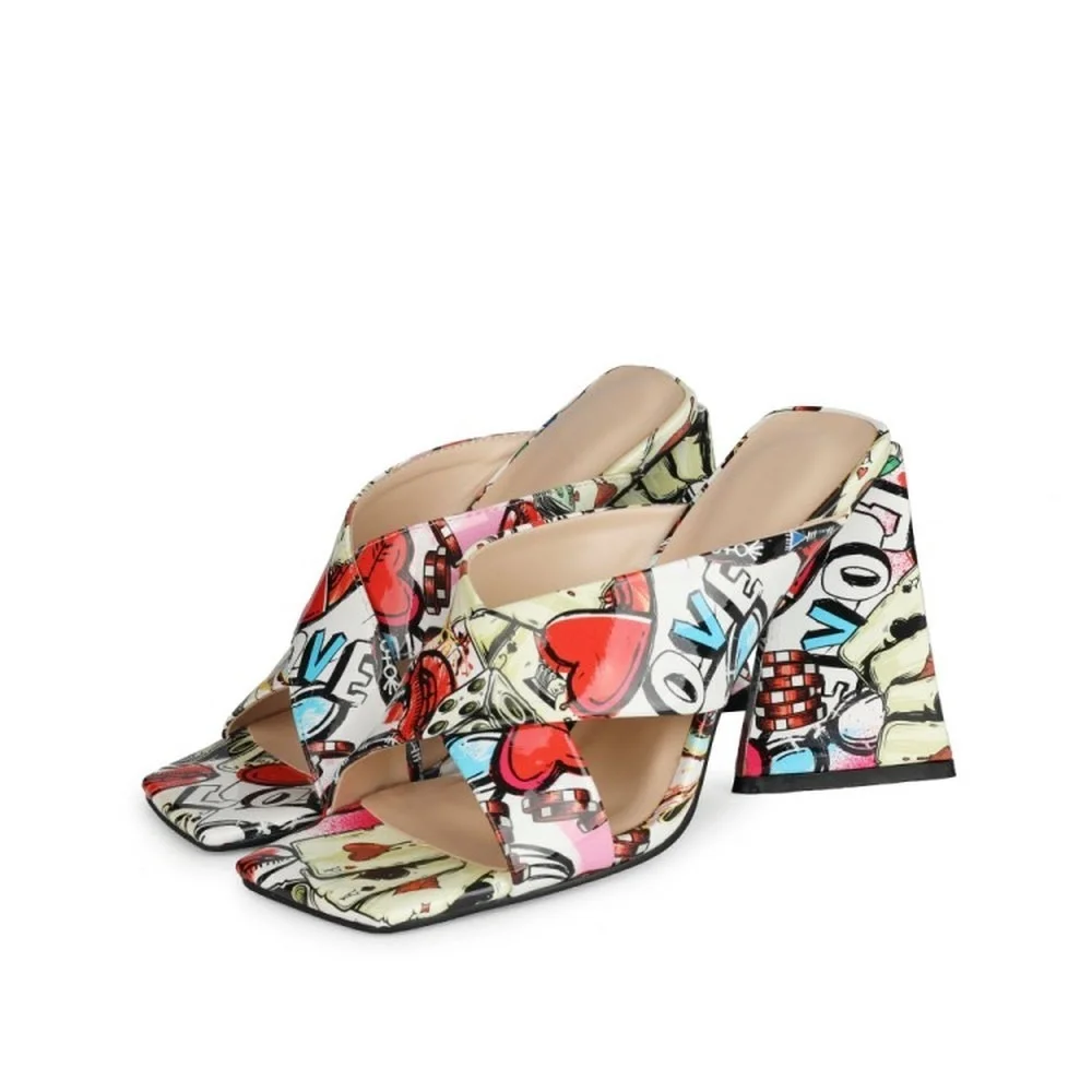 Hot Sale Womens Square Peep Toe Leopard Candy Colors Chunky High Heel Slippers Slides Shoes Sandals Summer Plus Size 34-45 New 2
Hot Sale Womens Square Peep Toe Leopard Candy Colors Chunky High Heel Slippers Slides Shoes Sandals Summer Plus Size 34-45 New 2