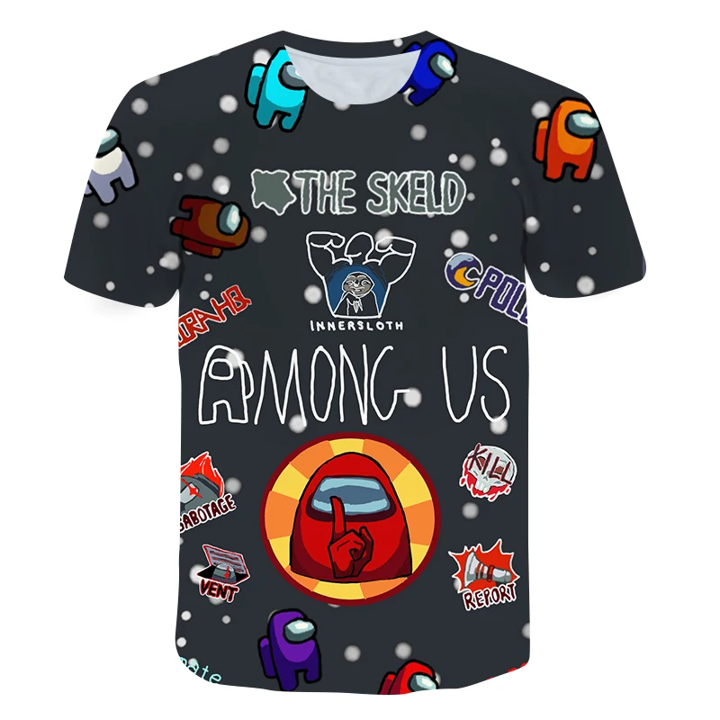 Amous Us Harajuku Streetwear Video Game Street Style Kid T-shirt Funny Cartoon Anime Tshirt Black Top Tees
Amous Us Harajuku Streetwear Video Game Street Style Kid T-shirt Funny Cartoon Anime Tshirt Black Top Tees