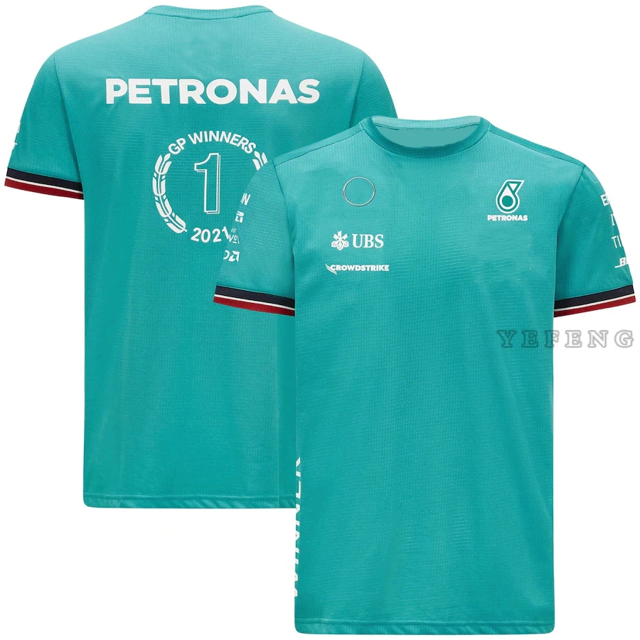 Для Mercedes Benz 2021 WINNERSGP Petronas Motorsport F1 Team Racing Мужская дышащая Повседневная футболка для автомобиля
Для Mercedes Benz 2021 WINNERSGP Petronas Motorsport F1 Team Racing Мужская дышащая Повседневная футболка для автомобиля