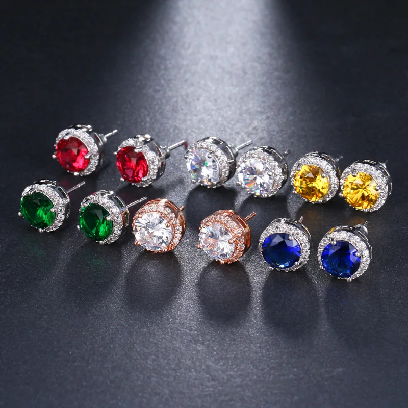 Ekopdee New Korean Luxury Colourful Green Zircon Stud Earrings For Women Fashion Engaged Wedding Earrings Female Elegant Jewelry
Ekopdee New Korean Luxury Colourful Green Zircon Stud Earrings For Women Fashion Engaged Wedding Earrings Female Elegant Jewelry
