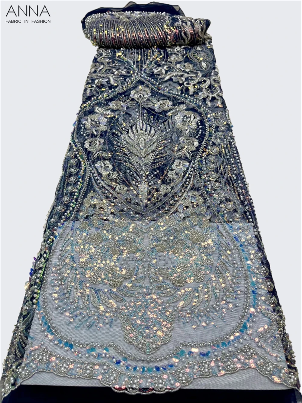 Hot Sale African Nigerian Wedding Lace Fabric 2021 High Quality Beaded Lace Fabric with Sequins Embroidery Tulle Fabric
Hot Sale African Nigerian Wedding Lace Fabric 2021 High Quality Beaded Lace Fabric with Sequins Embroidery Tulle Fabric