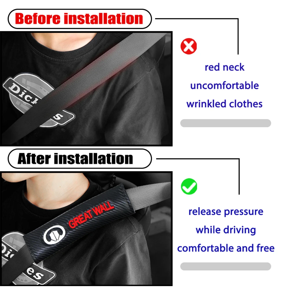 VEHICAR 2PCS Car Seat Belt Cover Auto Seat Belt Pad For GREAT WALL Logo knitting Driver Protector Shoulder Accessories Universal
VEHICAR 2PCS Car Seat Belt Cover Auto Seat Belt Pad For GREAT WALL Logo knitting Driver Protector Shoulder Accessories Universal