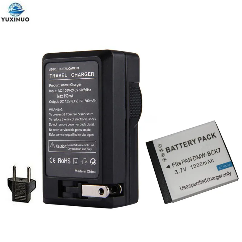 1000mAh DMW-BCK7 BCK7E NCA-YN101 YN101J Camera Battery + AC Charger For Panasonic Lumix DMC-FP5 DMC-FP7 DMC-FH2 DMC-FH5 FH24 TS2
1000mAh DMW-BCK7 BCK7E NCA-YN101 YN101J Camera Battery + AC Charger For Panasonic Lumix DMC-FP5 DMC-FP7 DMC-FH2 DMC-FH5 FH24 TS2