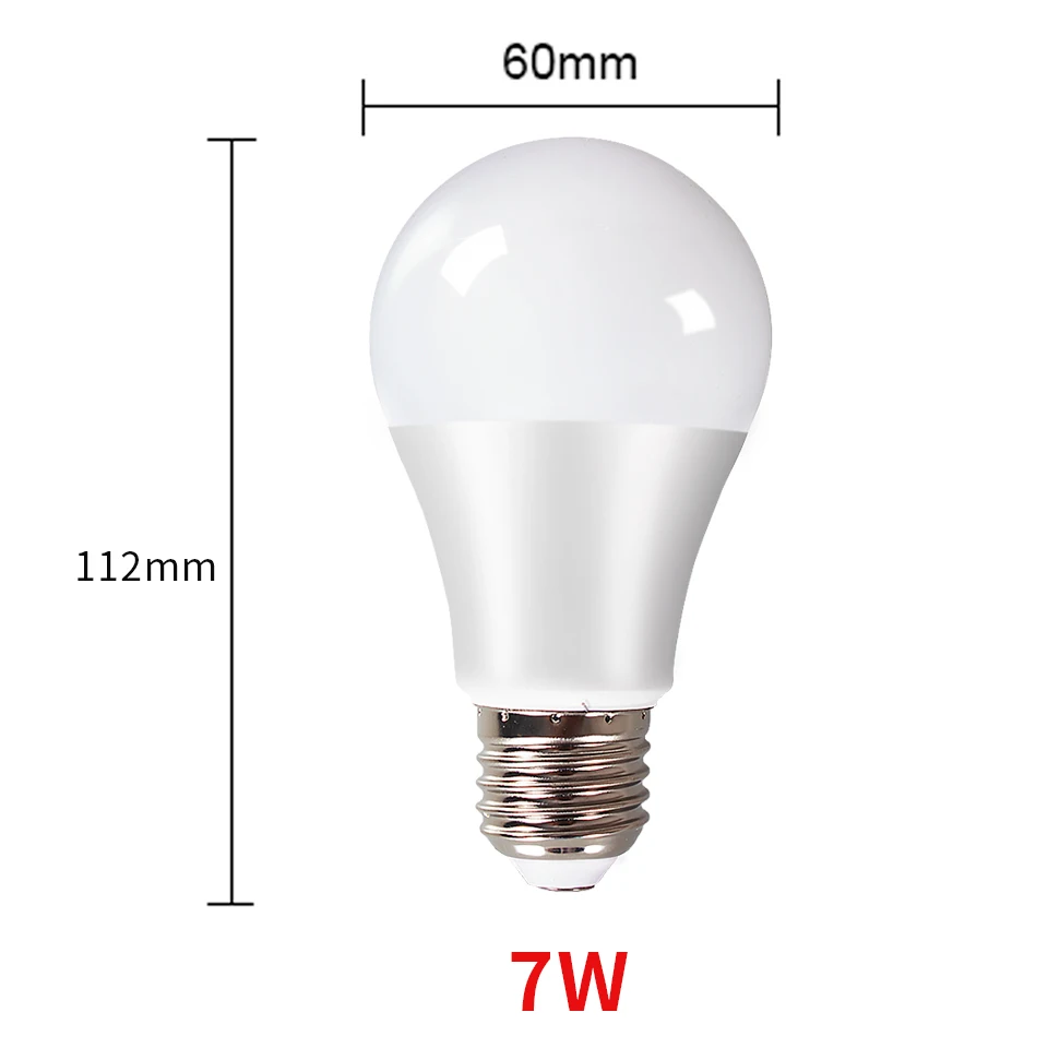 FOXGBF LED bulb lamp 7W E27 220V bulb lamp natural white cold and warm white high brightness indoor lighting bedroom lamp thread
FOXGBF LED bulb lamp 7W E27 220V bulb lamp natural white cold and warm white high brightness indoor lighting bedroom lamp thread