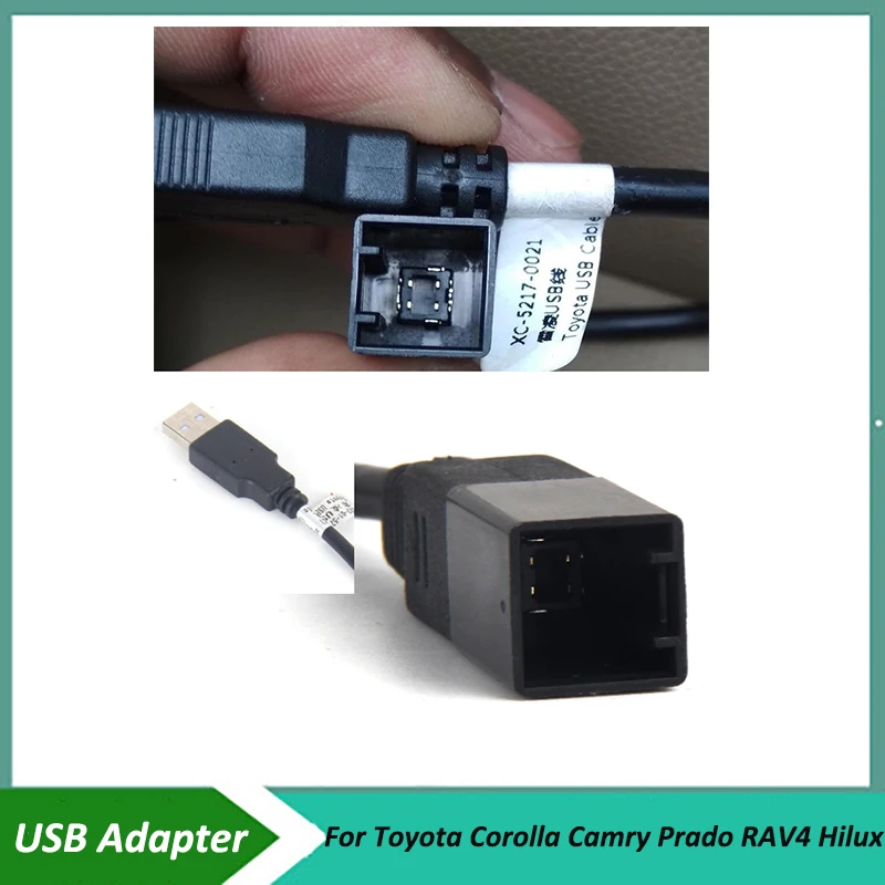 car USB Adapter Connector for Toyota Corolla Camry Prado RAV4 Hilux OEM Car Radio GPS Audio KEEP Original USB
car USB Adapter Connector for Toyota Corolla Camry Prado RAV4 Hilux OEM Car Radio GPS Audio KEEP Original USB