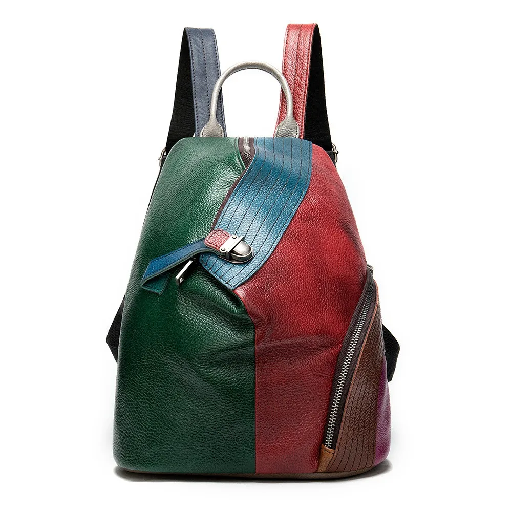 Retro Cowhide Leather Backpack Hand Painted Leather Large Capacity Packsack For School Female Student Mochila Travel
Retro Cowhide Leather Backpack Hand Painted Leather Large Capacity Packsack For School Female Student Mochila Travel