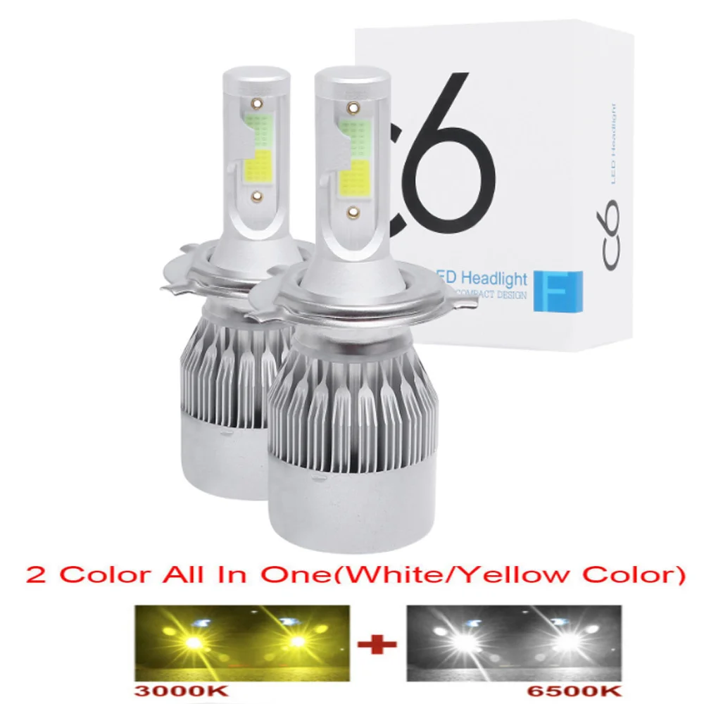 2PCS Dual Color Auto LED H3 HB4 H27 881 Headlight Fog lamp H7 H4 H1 H11 H16 Car Headlamp Bulb 3000k 8000k 6000k In One lights
2PCS Dual Color Auto LED H3 HB4 H27 881 Headlight Fog lamp H7 H4 H1 H11 H16 Car Headlamp Bulb 3000k 8000k 6000k In One lights