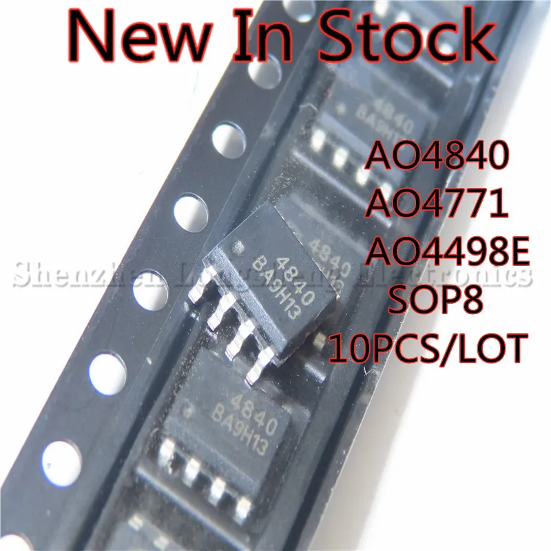 10 шт./лот Новый AO4840 4840 AO4771 4771 AO4498E 4498E SOP8 SOP-8 SMD MOS/полевая лампа
10 шт./лот Новый AO4840 4840 AO4771 4771 AO4498E 4498E SOP8 SOP-8 SMD MOS/полевая лампа
