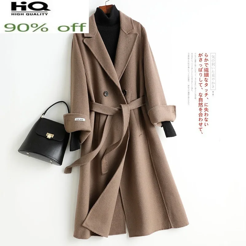 Autumn Elegant Korean Double-sided Woolen Coat Female Spring 2022 Women's Fur Coats Long Wool Jacket Manteau Femme Gxy725
Autumn Elegant Korean Double-sided Woolen Coat Female Spring 2022 Women's Fur Coats Long Wool Jacket Manteau Femme Gxy725