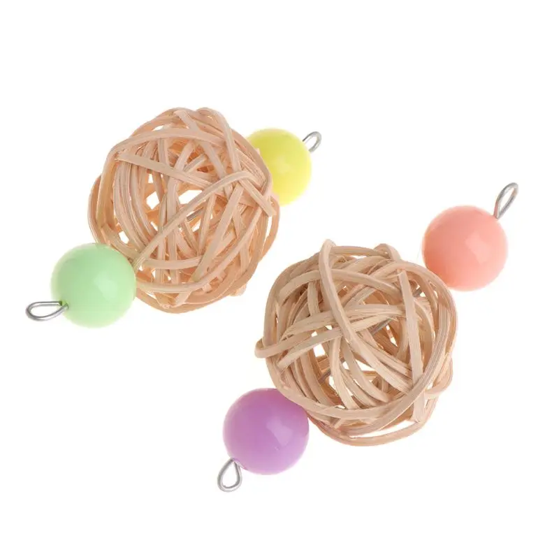 G2AA Parrot Toys Rattan Ball Colorful Hanging Cage Bird Parakeet Play Funny Bite Chew
G2AA Parrot Toys Rattan Ball Colorful Hanging Cage Bird Parakeet Play Funny Bite Chew