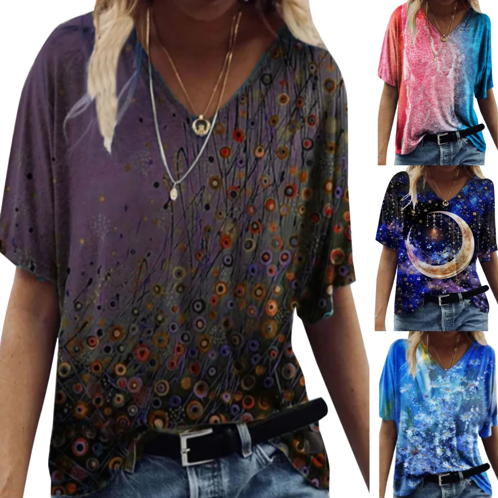 VICABO Painted Flower Short Sleeve Female Daily Tees Women's T-shirts 2021 Summer Fashion Ladies Tank Tops Women
VICABO Painted Flower Short Sleeve Female Daily Tees Women's T-shirts 2021 Summer Fashion Ladies Tank Tops Women