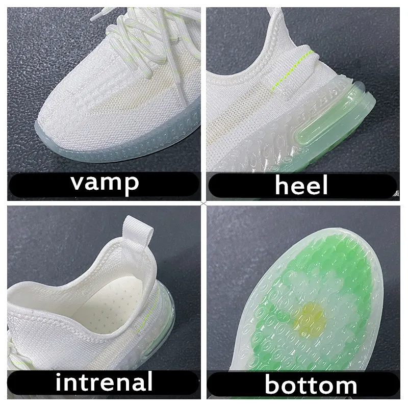 Classic Ladies Running Shoes Transparent Sole Night Fluorescent Sneakers Mesh Breathable Comfortable Running Shoes High Quality
Classic Ladies Running Shoes Transparent Sole Night Fluorescent Sneakers Mesh Breathable Comfortable Running Shoes High Quality