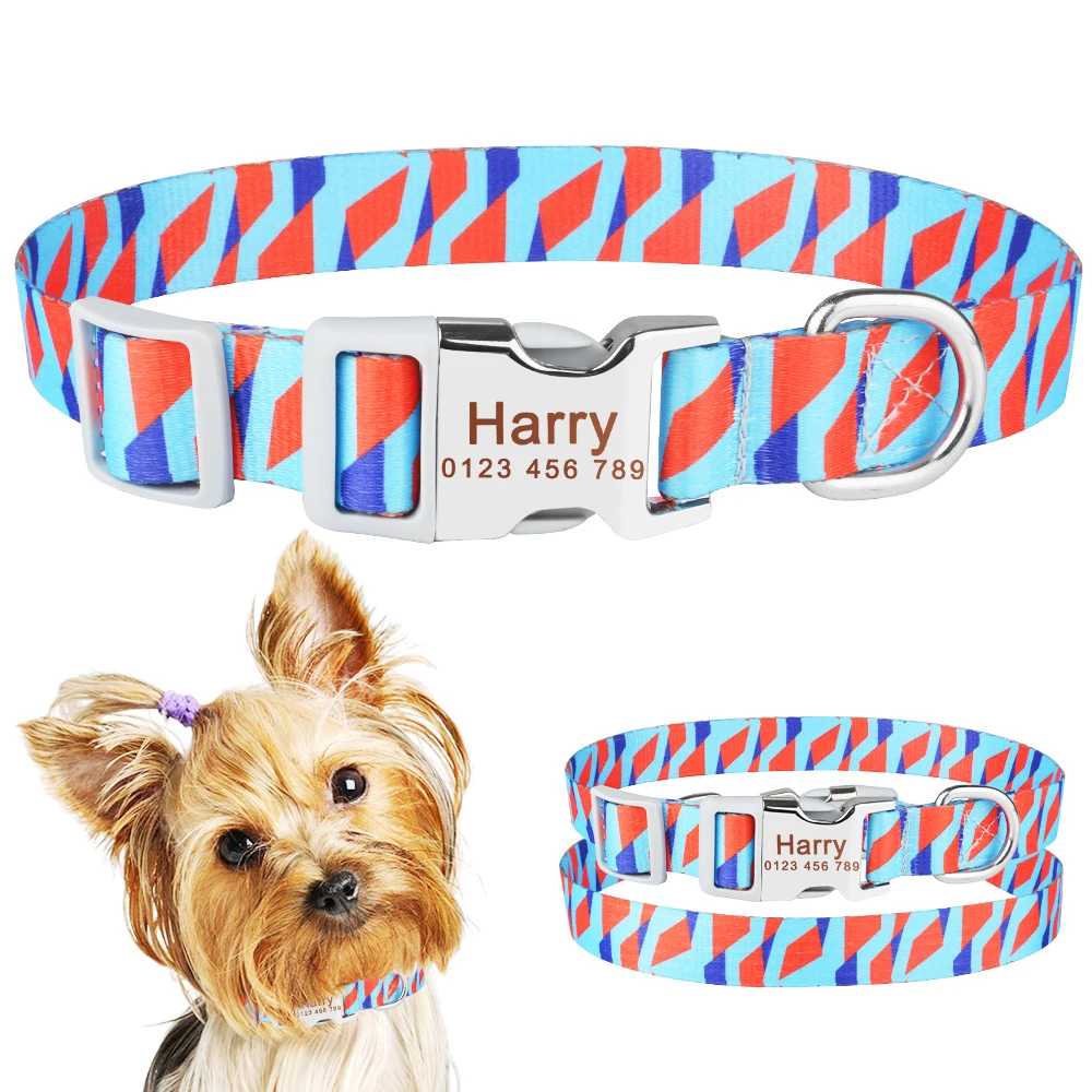 AiruiDog ошейник для собаки персонализированные Бесплатные Выгравированные мальчик