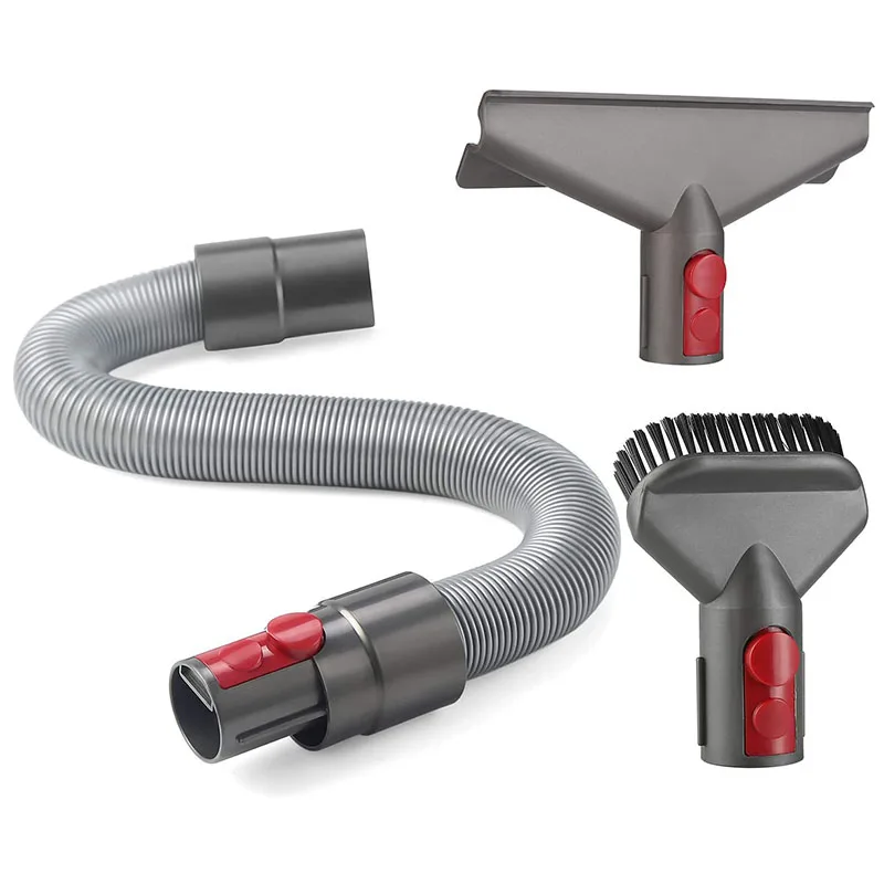 Сменные насадки, аксессуары для пылесосов Dyson V7 V8 V10 V11 (Удлинительный шланг + инструмент для матраса + жесткая щетка)
Сменные насадки, аксессуары для пылесосов Dyson V7 V8 V10 V11 (Удлинительный шланг + инструмент для матраса + жесткая щетка)