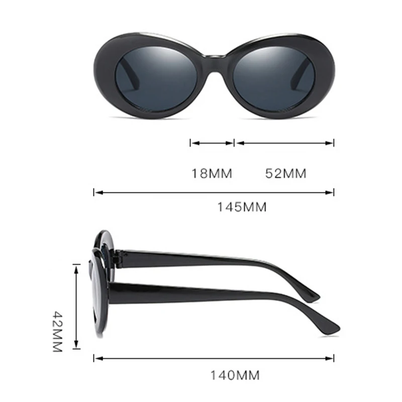 2020 Classic Clout Goggle Kurt Cobain Glasses Oval Ladies Sunglasses Vintage Retro Sun Glasses Women's UV400 Gafas De Sol
2020 Classic Clout Goggle Kurt Cobain Glasses Oval Ladies Sunglasses Vintage Retro Sun Glasses Women's UV400 Gafas De Sol