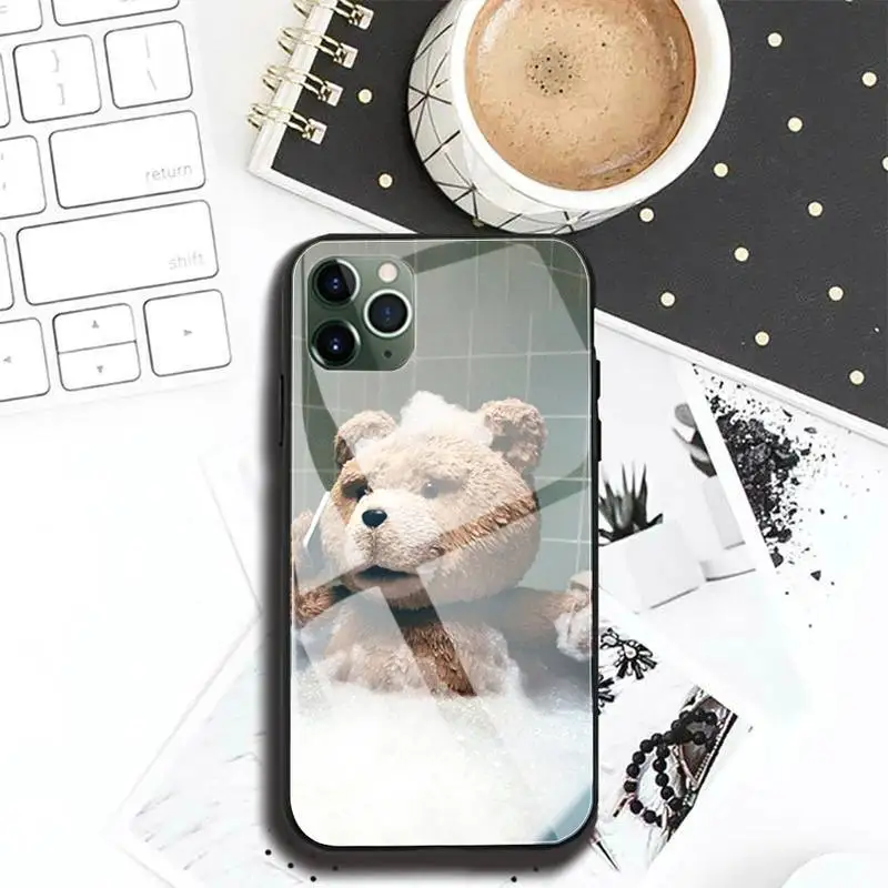 Funny teddy bear Phone Case case For Iphone 11 Pro MAX XR X 7 8Plus SE2020 DIY Shockproof Glass Soft Silicone Edge
Funny teddy bear Phone Case case For Iphone 11 Pro MAX XR X 7 8Plus SE2020 DIY Shockproof Glass Soft Silicone Edge
