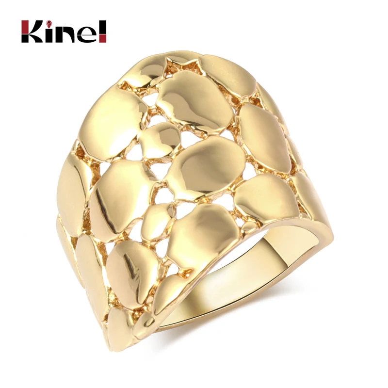 Kinel Fashion Wide Gold Finger Cocktail Ring Geometric Heavy Metal Size 6 7 8 9 Punk Rings For Women Vintage Jewelry Drop Shippi
Kinel Fashion Wide Gold Finger Cocktail Ring Geometric Heavy Metal Size 6 7 8 9 Punk Rings For Women Vintage Jewelry Drop Shippi