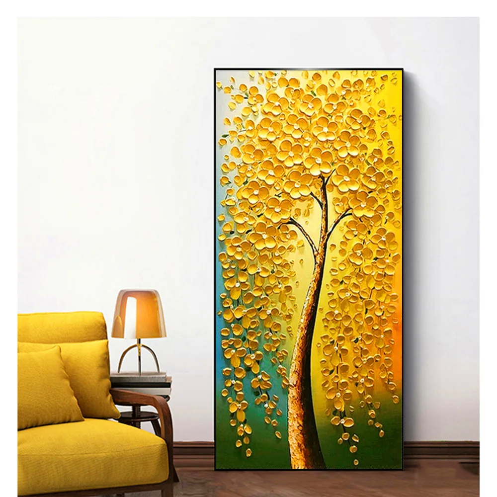 Round full diamond landscape 5D diamond painting gold tree DIY diamond embroidery ornaments home decoration
Round full diamond landscape 5D diamond painting gold tree DIY diamond embroidery ornaments home decoration