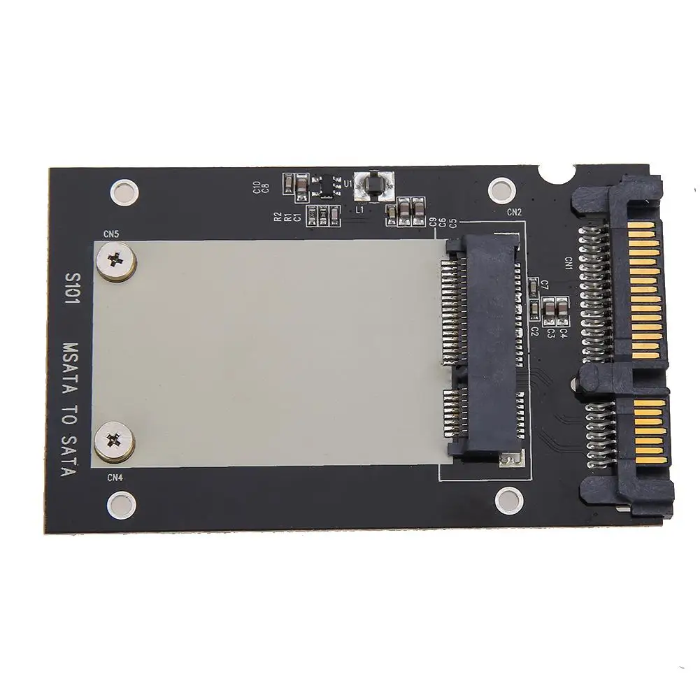 mSATA SSD to 2.5in SATA Convertor Adapter Card Computer Transition Card 50 x 30 mm SSD Case Supports For Windows Vista Linux Mac
mSATA SSD to 2.5in SATA Convertor Adapter Card Computer Transition Card 50 x 30 mm SSD Case Supports For Windows Vista Linux Mac