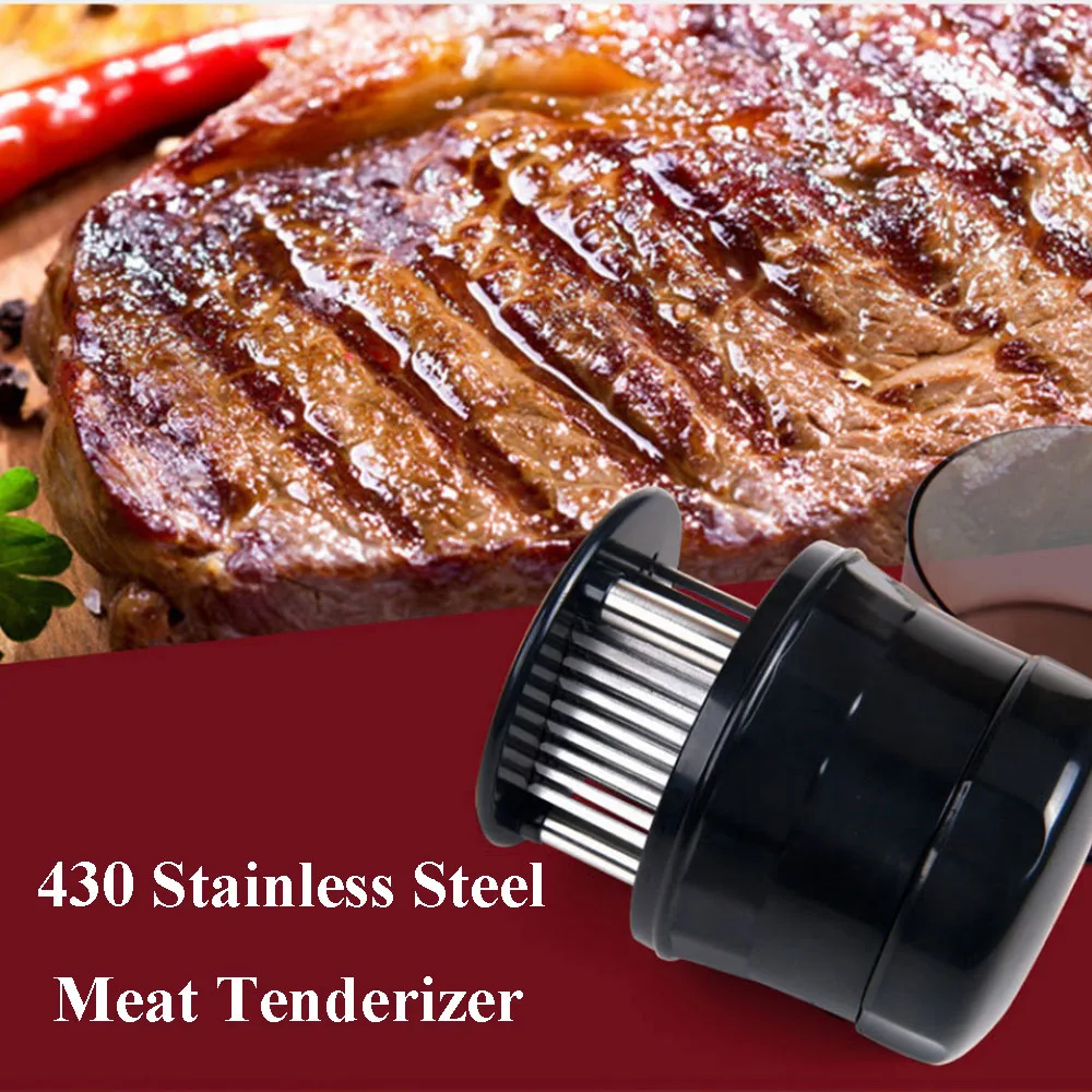 Kitchen Gadget Meat Stainless Steel Tenderizer Needle Steak Pork Chop Loose Household Meat Hammer Food Cooking Meat Kitchen Tool
Kitchen Gadget Meat Stainless Steel Tenderizer Needle Steak Pork Chop Loose Household Meat Hammer Food Cooking Meat Kitchen Tool