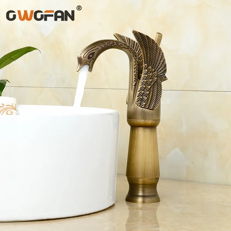 Antique Brass New Swan Design Basin Faucet Retro Bathroom Single Handle High Arch Luxury Faucets Mixer Water Tap SE-8606-2
Antique Brass New Swan Design Basin Faucet Retro Bathroom Single Handle High Arch Luxury Faucets Mixer Water Tap SE-8606-2