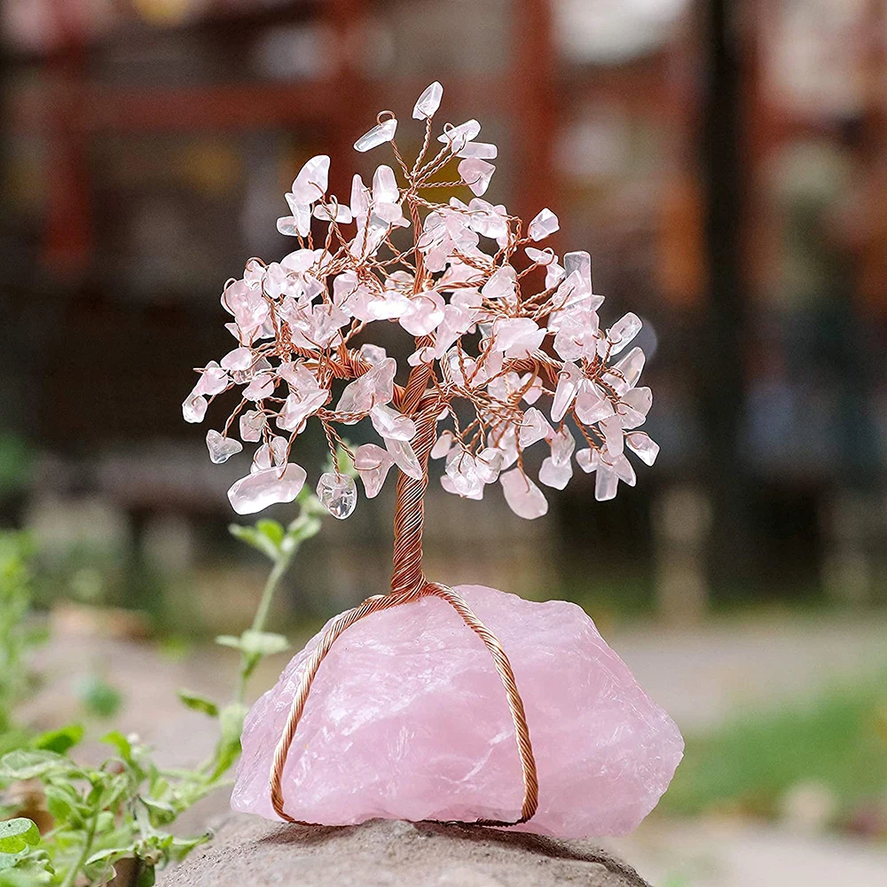 Gemstone Crystal Tree With Natural Quartz Stone Base Copper Wire Figurine Money Bonsai Decoration Ornament Reiki Healing Decor
Gemstone Crystal Tree With Natural Quartz Stone Base Copper Wire Figurine Money Bonsai Decoration Ornament Reiki Healing Decor
