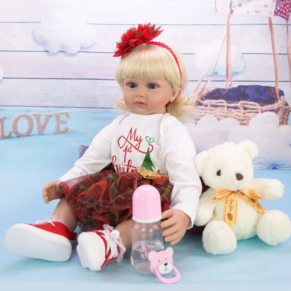 DollMai Princess doll bebe reborn toddler GIRL 24" 60cm silicone vinyl limbs soft body reborn baby doll l.o.l toys gift
DollMai Princess doll bebe reborn toddler GIRL 24" 60cm silicone vinyl limbs soft body reborn baby doll l.o.l toys gift