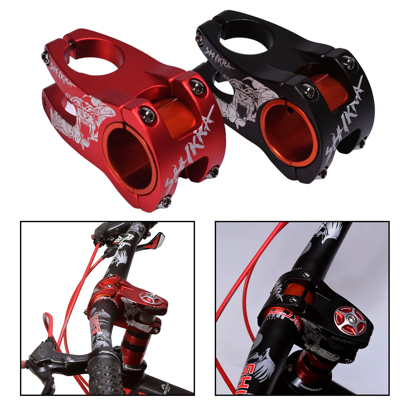 Deluxe 31.8/35mmx50mm Mountain Bike Stem High Strength Bicycle Handlebar Short Stem Replacement Repair Component
Deluxe 31.8/35mmx50mm Mountain Bike Stem High Strength Bicycle Handlebar Short Stem Replacement Repair Component