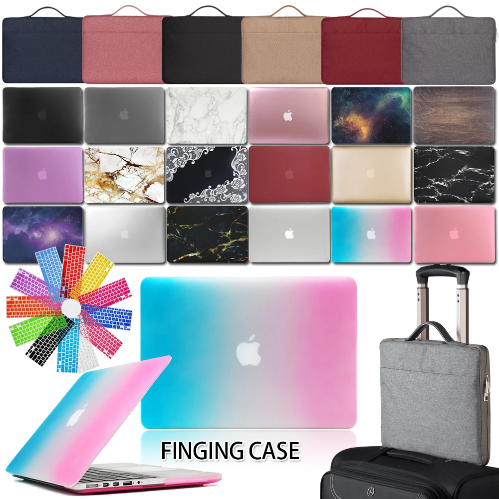 For Apple Macbook Air 11 13/PRO 13 15/RETINA 13 15/Macbook White A1342/NEW AIR 13 Inch Laptop Case+Keyboard Cover+Bag
For Apple Macbook Air 11 13/PRO 13 15/RETINA 13 15/Macbook White A1342/NEW AIR 13 Inch Laptop Case+Keyboard Cover+Bag