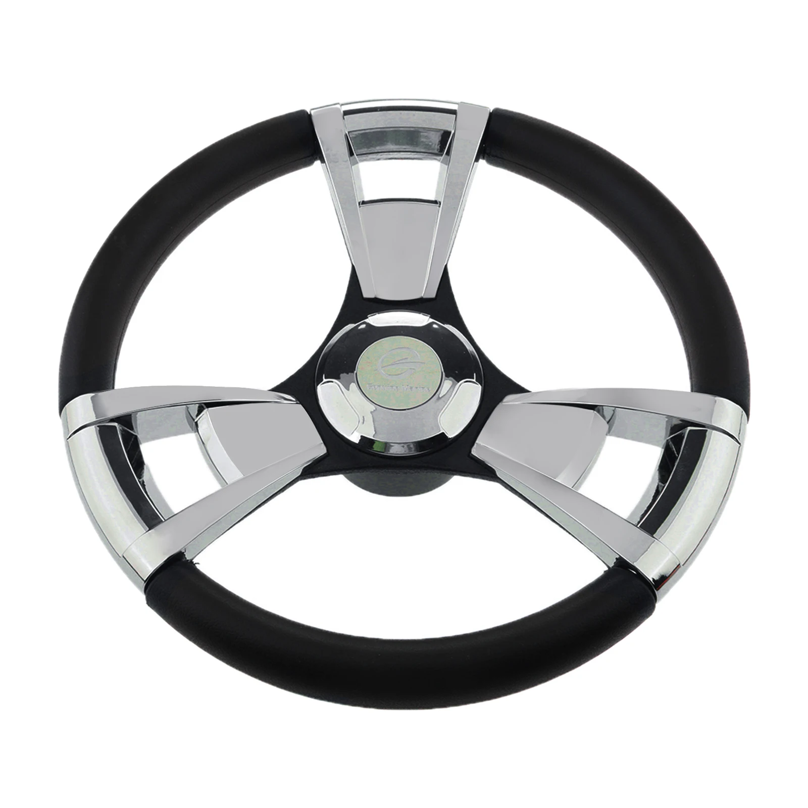 350mm 3/4'' Steering Wheel with Polished Chromed Spokes for Marine Boat Yacht Aluminum alloy + ABS
350mm 3/4'' Steering Wheel with Polished Chromed Spokes for Marine Boat Yacht Aluminum alloy + ABS
