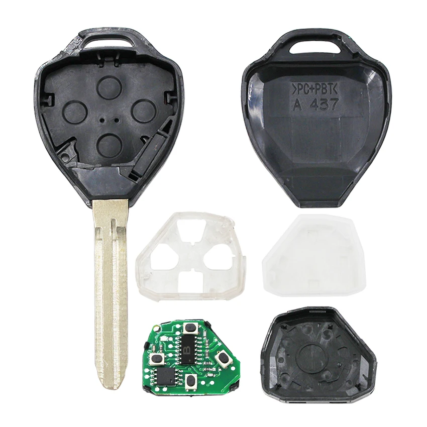 2/3/4 кнопочный телефон 315/433 МГц с чипом 4D67 внутри для Toyota RAV4 Corolla Hilux | Автомобили и