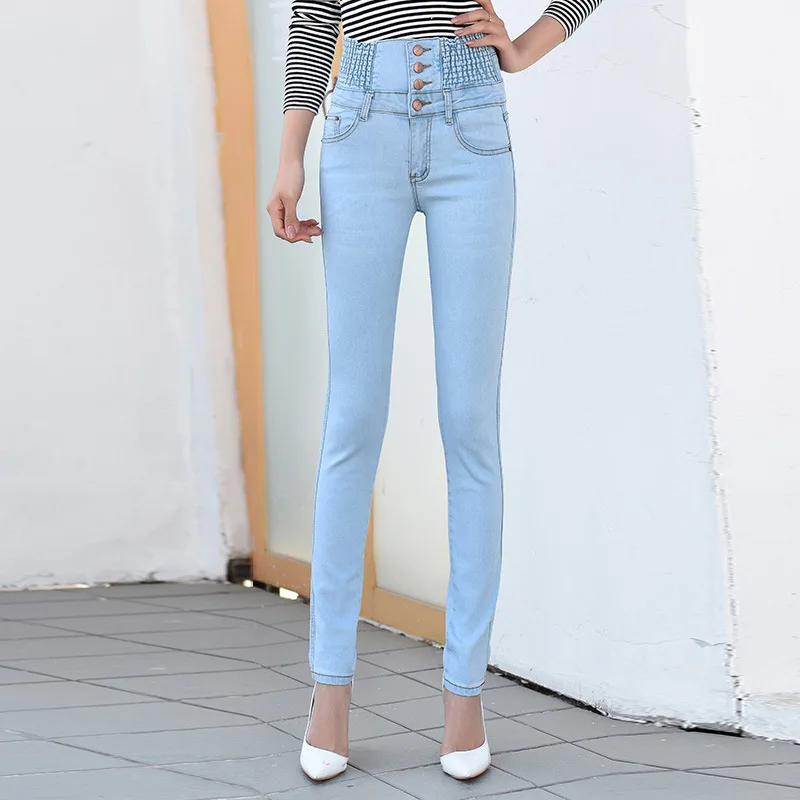 Womens Winter Jeans High Waist Skinny Pants Fleece /no velvet Elastic Waist Jeggings Casual Plus Size Jeans For Women Warm Jeans
Womens Winter Jeans High Waist Skinny Pants Fleece /no velvet Elastic Waist Jeggings Casual Plus Size Jeans For Women Warm Jeans