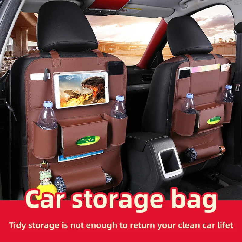 Car Seat Back Organizer Car Storage Bag Travel Box Multi-pocket PU Leather Backseat Hanger Auto Accessories Interior Stowing
Car Seat Back Organizer Car Storage Bag Travel Box Multi-pocket PU Leather Backseat Hanger Auto Accessories Interior Stowing