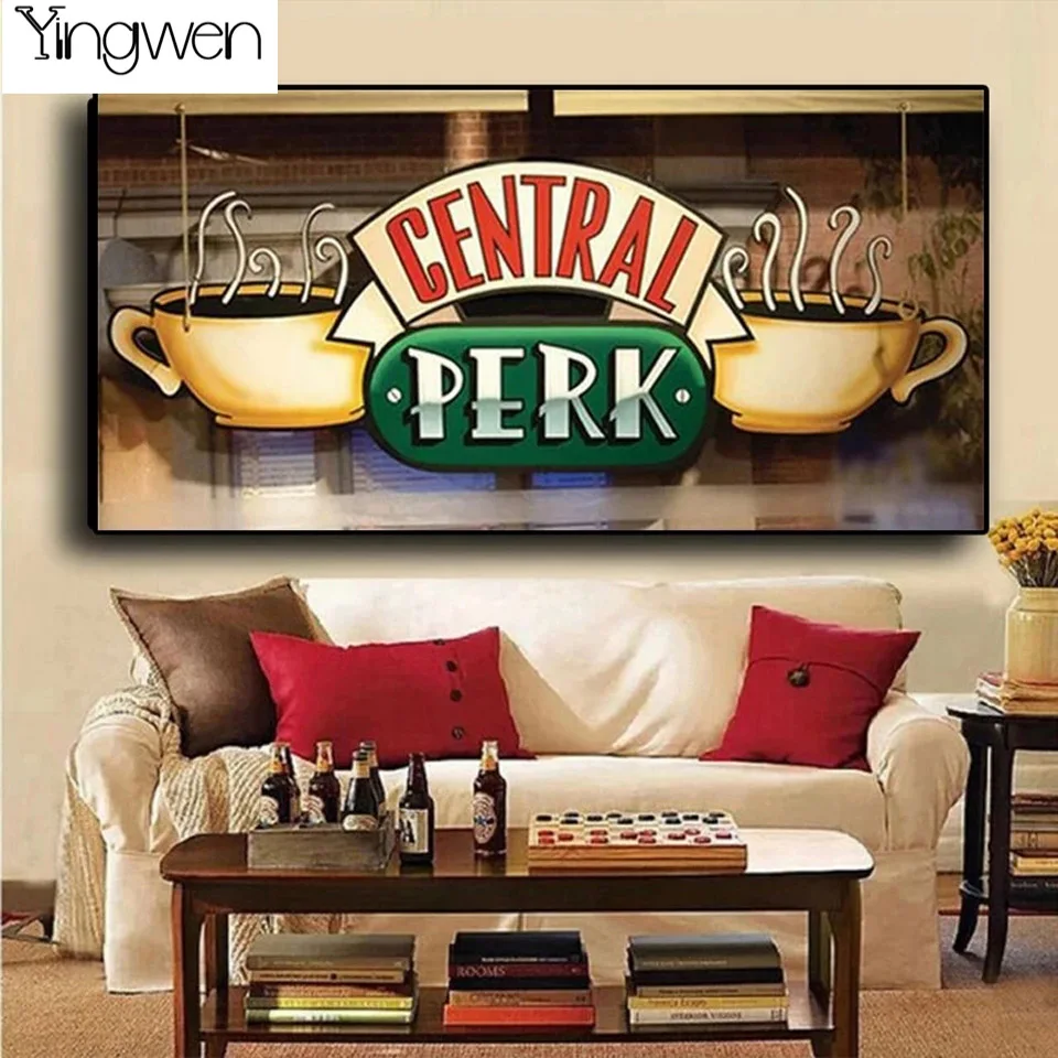 Friends Tv Show Inspirational Central Perk Diamond Painting Full Drill Cross Stitch Kits Mosaic 5D Crystal Embroidery Home Decor
Friends Tv Show Inspirational Central Perk Diamond Painting Full Drill Cross Stitch Kits Mosaic 5D Crystal Embroidery Home Decor