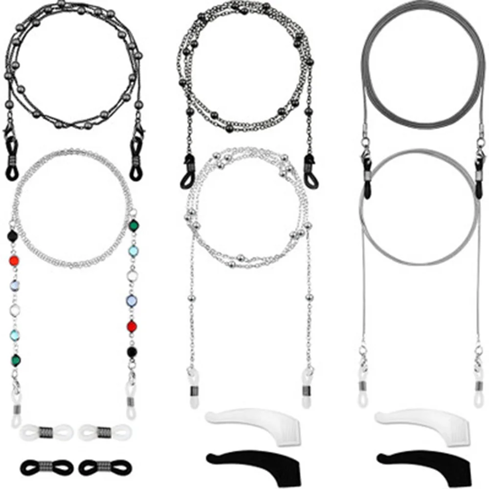 6pcs/set Sunglasses Masking Chains For Women Multiple Acrylic Pearl Crystal Eyeglasses Chains Fashion
6pcs/set Sunglasses Masking Chains For Women Multiple Acrylic Pearl Crystal Eyeglasses Chains Fashion