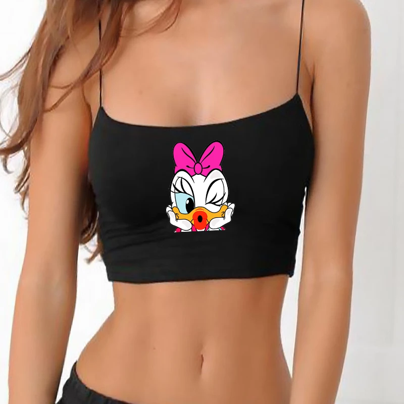 Camis Tank Disney Minnie Print Corset Top Sexy Sleeveless Cartoon Crop Tops Femme Summer Backless Slim Club Camisole Streetwear
Camis Tank Disney Minnie Print Corset Top Sexy Sleeveless Cartoon Crop Tops Femme Summer Backless Slim Club Camisole Streetwear