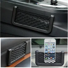 For Kia Sportage Rio 3 Rio 4 CEED Sorento Cerato SoulCar Seat Side Back Storage Net Bag Phone Holder Pocket Organizers Trunk Net