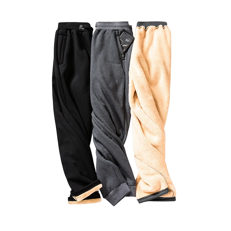 Thicken Fleece Sweatpants Men Fashion Streetwear Sports Jogger Lounge Wear Men Winter Warm Trousers Wholesale
Thicken Fleece Sweatpants Men Fashion Streetwear Sports Jogger Lounge Wear Men Winter Warm Trousers Wholesale