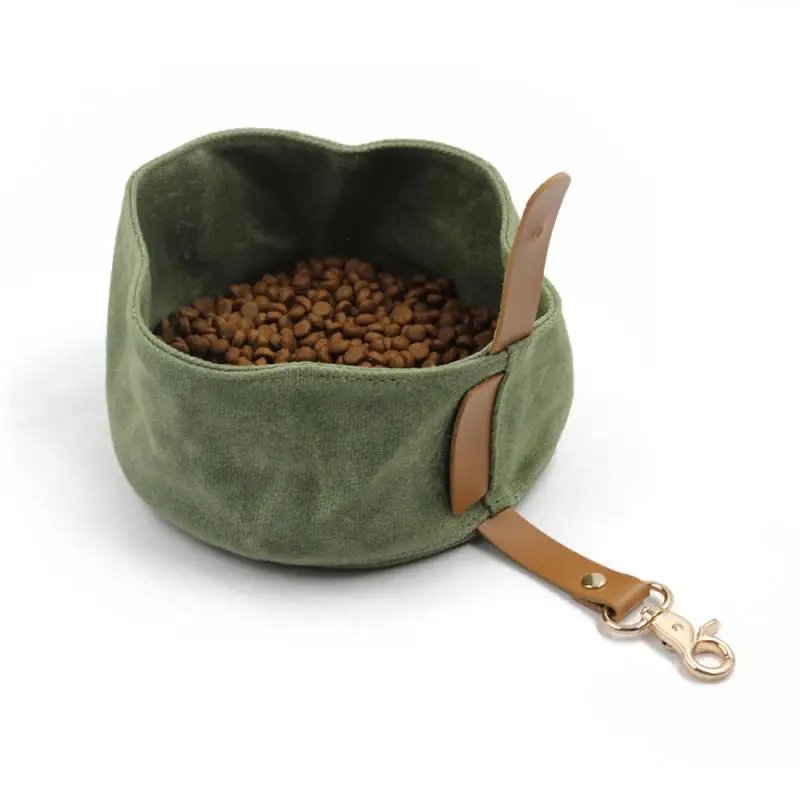 Canvas Pet Bowl Water Pet Food Basin Cat Bowl Waterproof Portable Folding Hanging Wet Wax Canvas Dog Rice Basin Dog Supplies
Canvas Pet Bowl Water Pet Food Basin Cat Bowl Waterproof Portable Folding Hanging Wet Wax Canvas Dog Rice Basin Dog Supplies