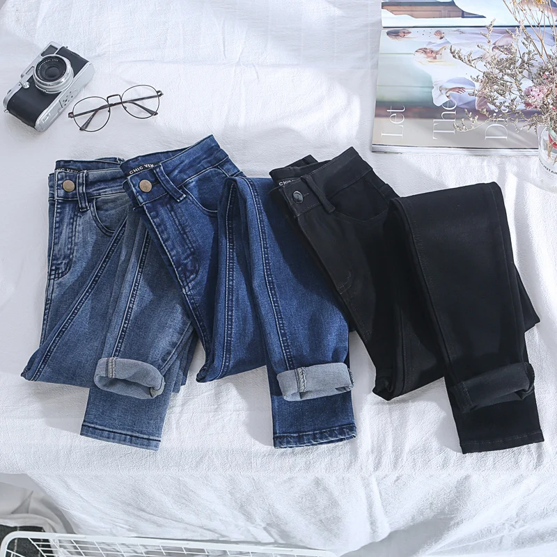 Plus Size Button fly Women Jeans High Waist Blue Pants Jeans for Women High Elastic Skinny Stretchy J28
Plus Size Button fly Women Jeans High Waist Blue Pants Jeans for Women High Elastic Skinny Stretchy J28