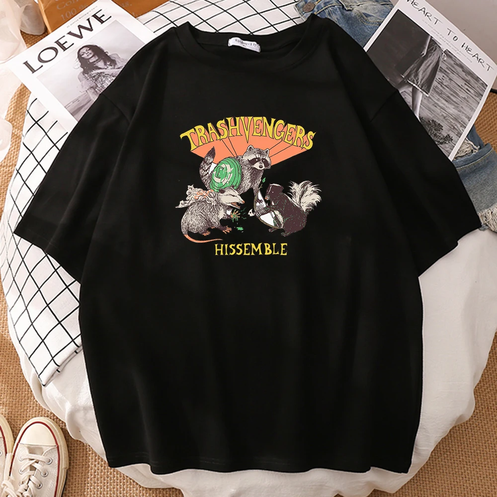 Trashvengers Hissemble Print T-Shirts Loose Crewneck Clothes Fashion Comfortable Man'S T Shirts Summer Breathable T-Shirt Men
Trashvengers Hissemble Print T-Shirts Loose Crewneck Clothes Fashion Comfortable Man'S T Shirts Summer Breathable T-Shirt Men