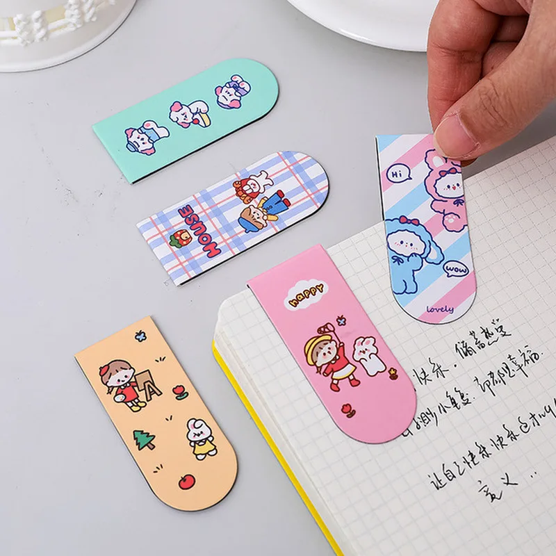 4pcs Cartoon Magnetic Bookmark Double-sided Paper Book Page Folder Exquisite Magnet Book Marks Marker Page Mark Clip Cute Girl
4pcs Cartoon Magnetic Bookmark Double-sided Paper Book Page Folder Exquisite Magnet Book Marks Marker Page Mark Clip Cute Girl