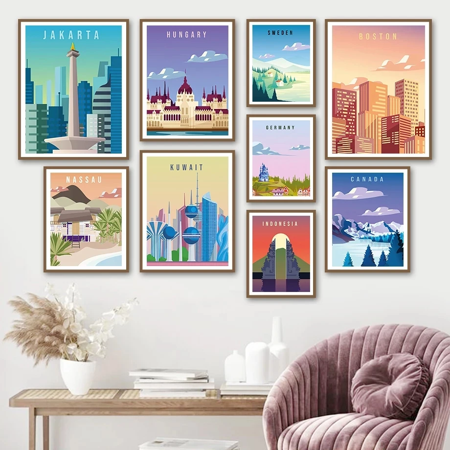 Sweden Boston Germany Canada Hungary Scape Wall Art Canvas Painting Nordic Posters And Prints Wall Pictures For Living Room Deco
Sweden Boston Germany Canada Hungary Scape Wall Art Canvas Painting Nordic Posters And Prints Wall Pictures For Living Room Deco