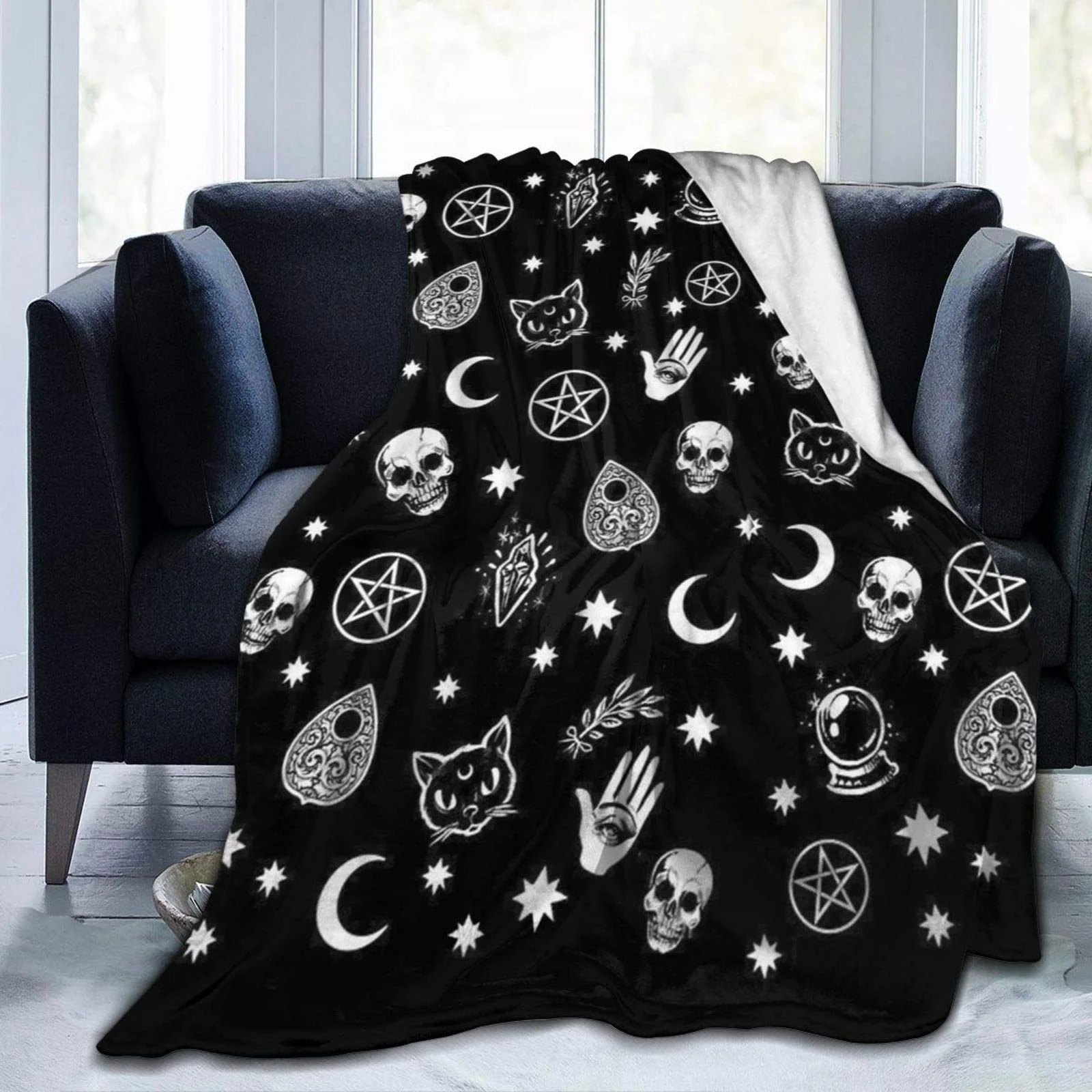 Bohemian Sun Moon Flannel Blanket Super Soft And Warm Lightweight Blanket Suitable For Sofa Bed Office 50x40 Inches
Bohemian Sun Moon Flannel Blanket Super Soft And Warm Lightweight Blanket Suitable For Sofa Bed Office 50x40 Inches