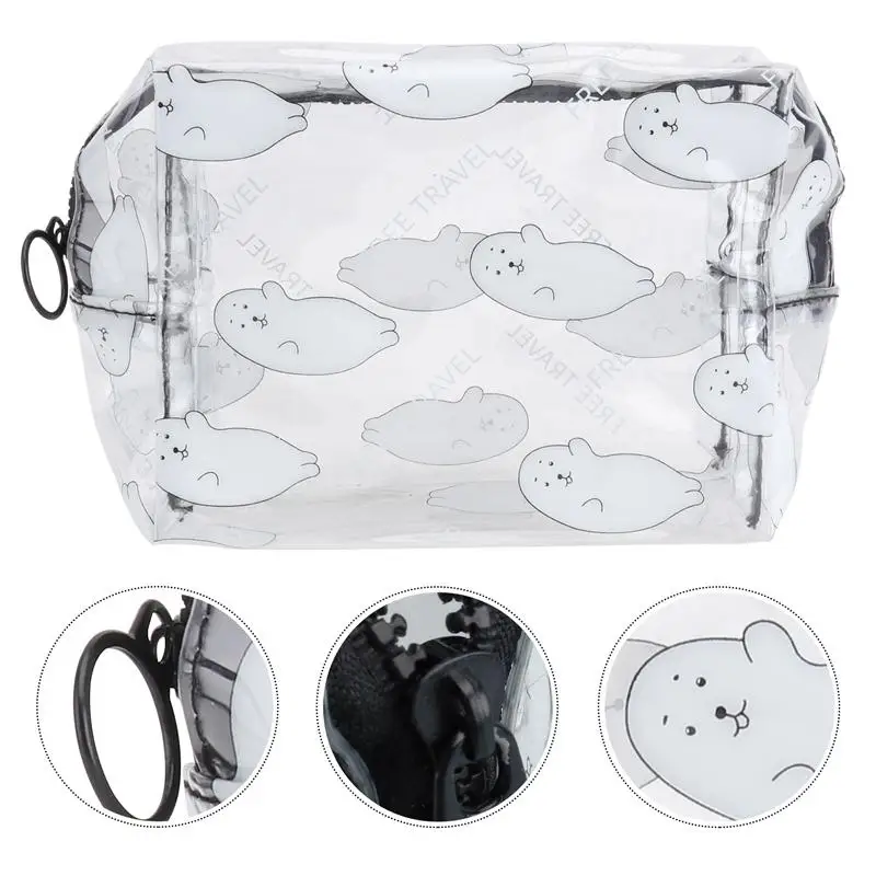 Transparent Cosmetic Bag Portable Travel Make Up Organizer PVC Waterproof Large-Capacity Storage Bag Zipper Women Toiletry Case
Transparent Cosmetic Bag Portable Travel Make Up Organizer PVC Waterproof Large-Capacity Storage Bag Zipper Women Toiletry Case