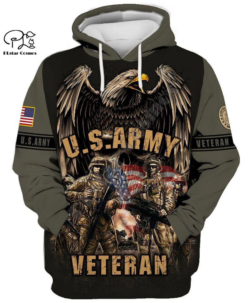 PLstarCosmos 3DPrint Newfashion Army Veteran Art Casual Harajuku Streetwear Unisex Men/Women Funny Hoodie/Sweatshirt/Zip Style-5 
PLstarCosmos 3DPrint Newfashion Army Veteran Art Casual Harajuku Streetwear Unisex Men/Women Funny Hoodie/Sweatshirt/Zip Style-5