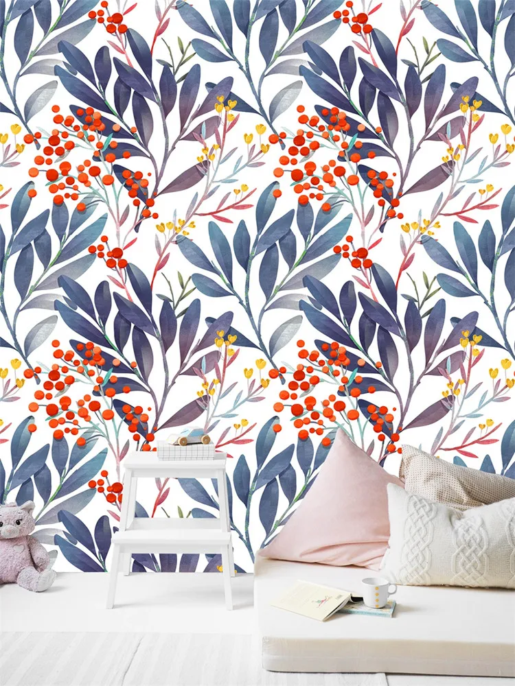 Idyllic Watercolor Floral Leaf Peel and Stick Wallpaper Removable Vinyl Self Adhesive Wall Renovation Home Decorative Stickers
Idyllic Watercolor Floral Leaf Peel and Stick Wallpaper Removable Vinyl Self Adhesive Wall Renovation Home Decorative Stickers