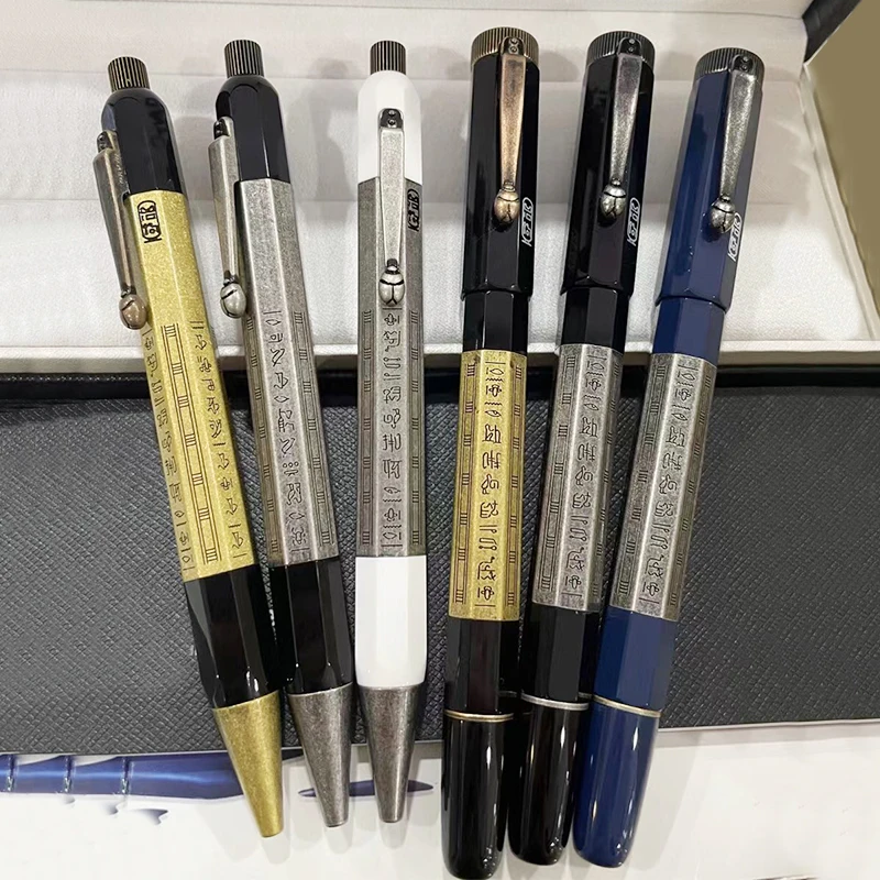 New Heritage Series Egyptomania Ballpoint Pen Metal Engraving Vintage Luxury Pen Office Supplies School Stationery No Box
New Heritage Series Egyptomania Ballpoint Pen Metal Engraving Vintage Luxury Pen Office Supplies School Stationery No Box