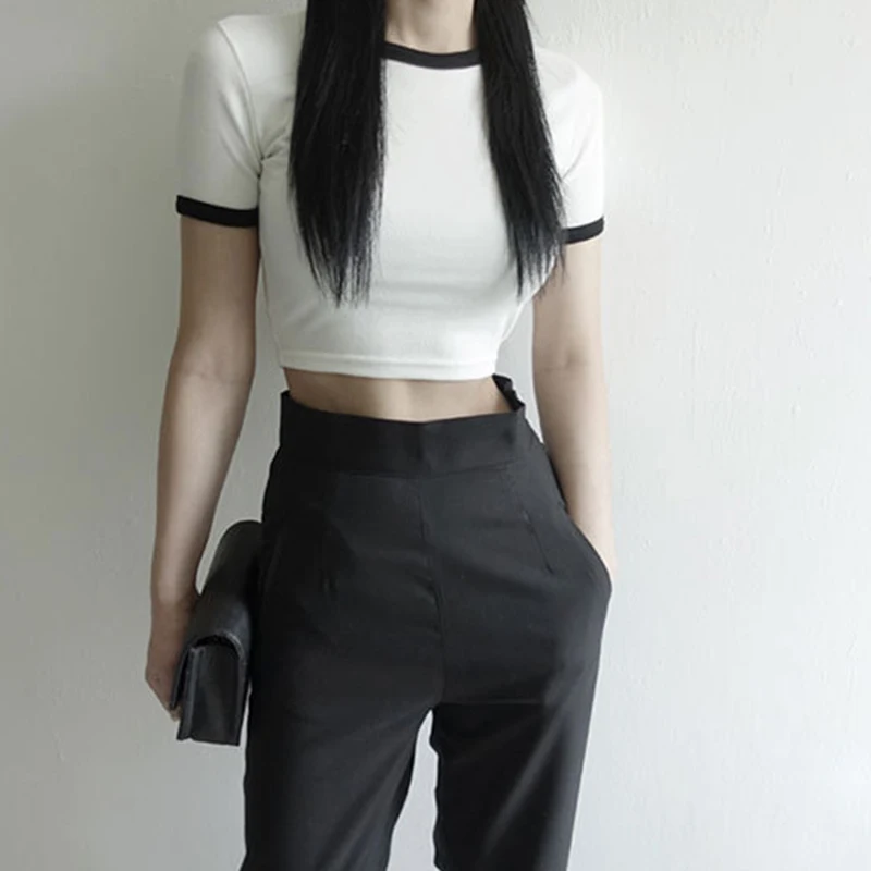 2022 Summer Boutique Korean Women T-Shirt High-Quality Cotton Short-Sleeved New Japanese Women's Bottoming Shirt Bottoming Shirt
2022 Summer Boutique Korean Women T-Shirt High-Quality Cotton Short-Sleeved New Japanese Women's Bottoming Shirt Bottoming Shirt